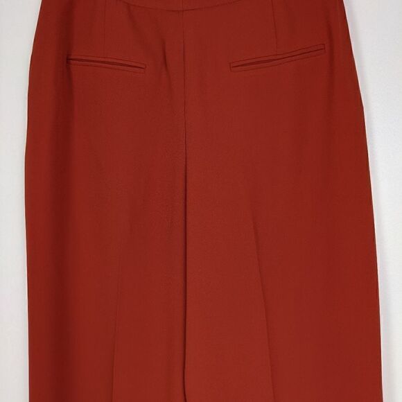 Chelsea28 orange straight leg Pants size 8 - Picture 4 of 6